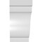 Ekena Millwork 5-in. W x 6-in. D x 10-in. H Copenhagen Architectural Grade PVC Knee Brace BRCP05X06X10CHG - alternate 2